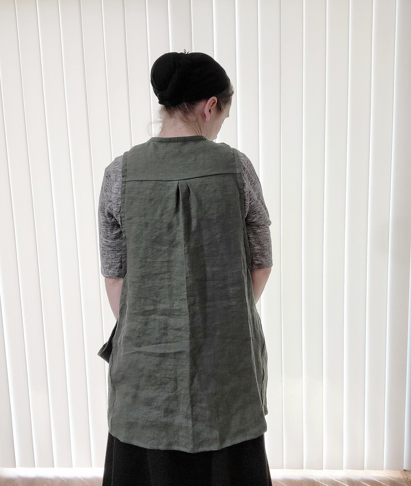 Linen Foraging Vest - Ready to ship!