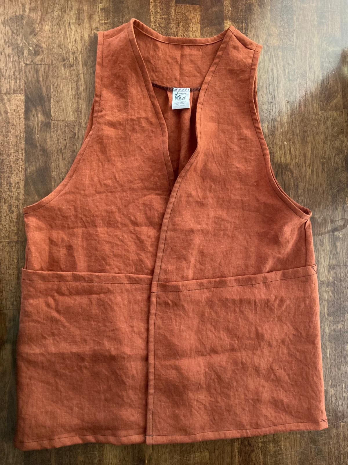 Linen Foraging Vest - Ready to ship!