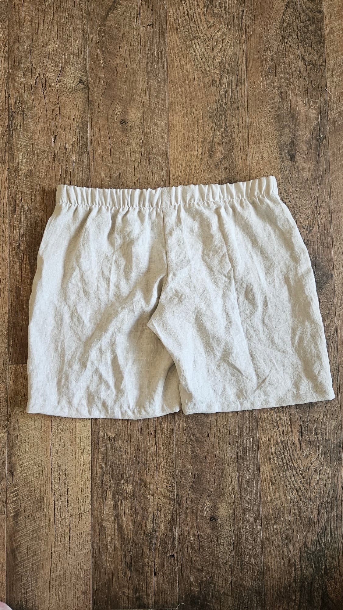 Adults Tapered Linen Shorts