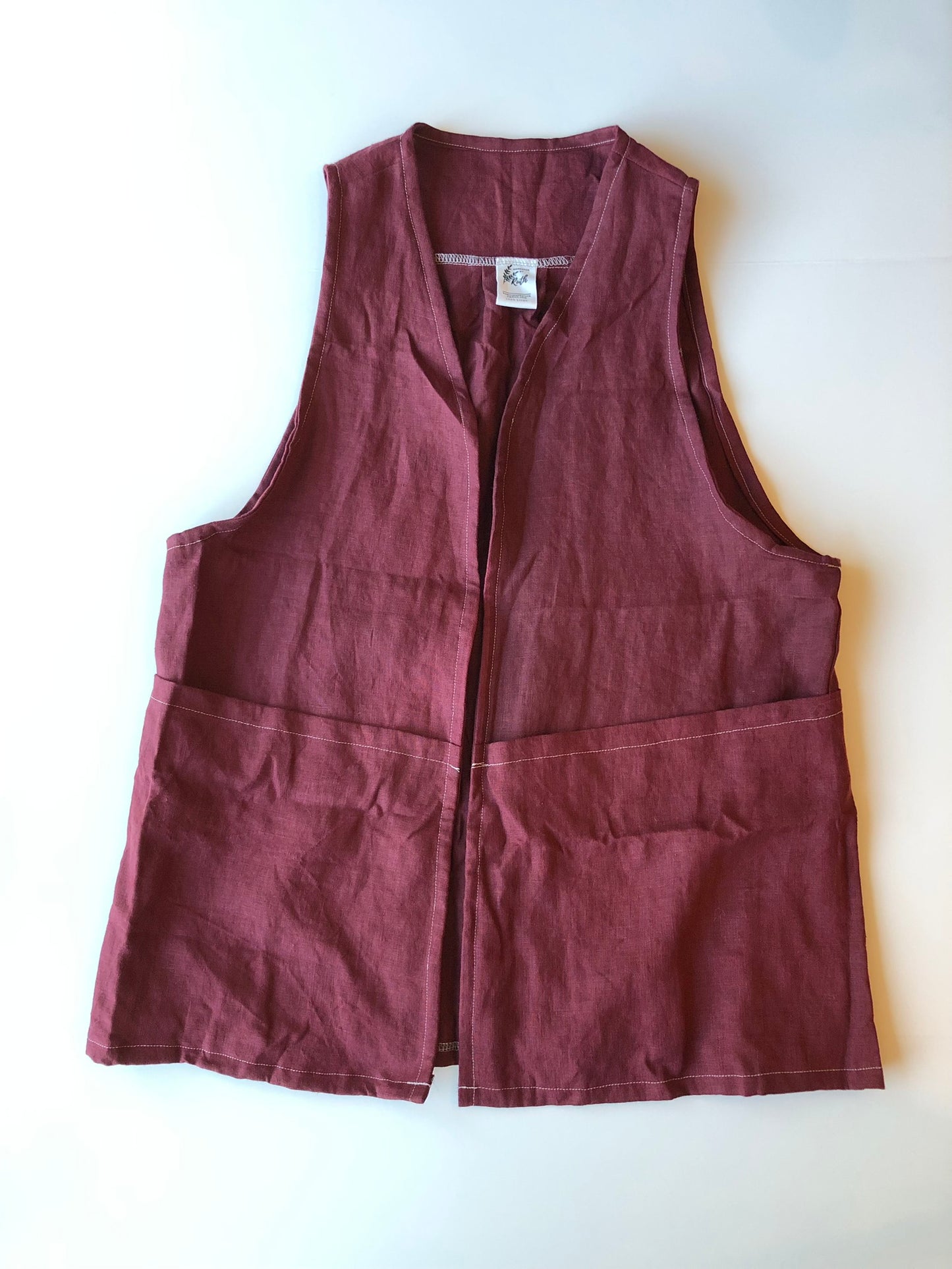 Linen Foraging Vest - Ready to ship!