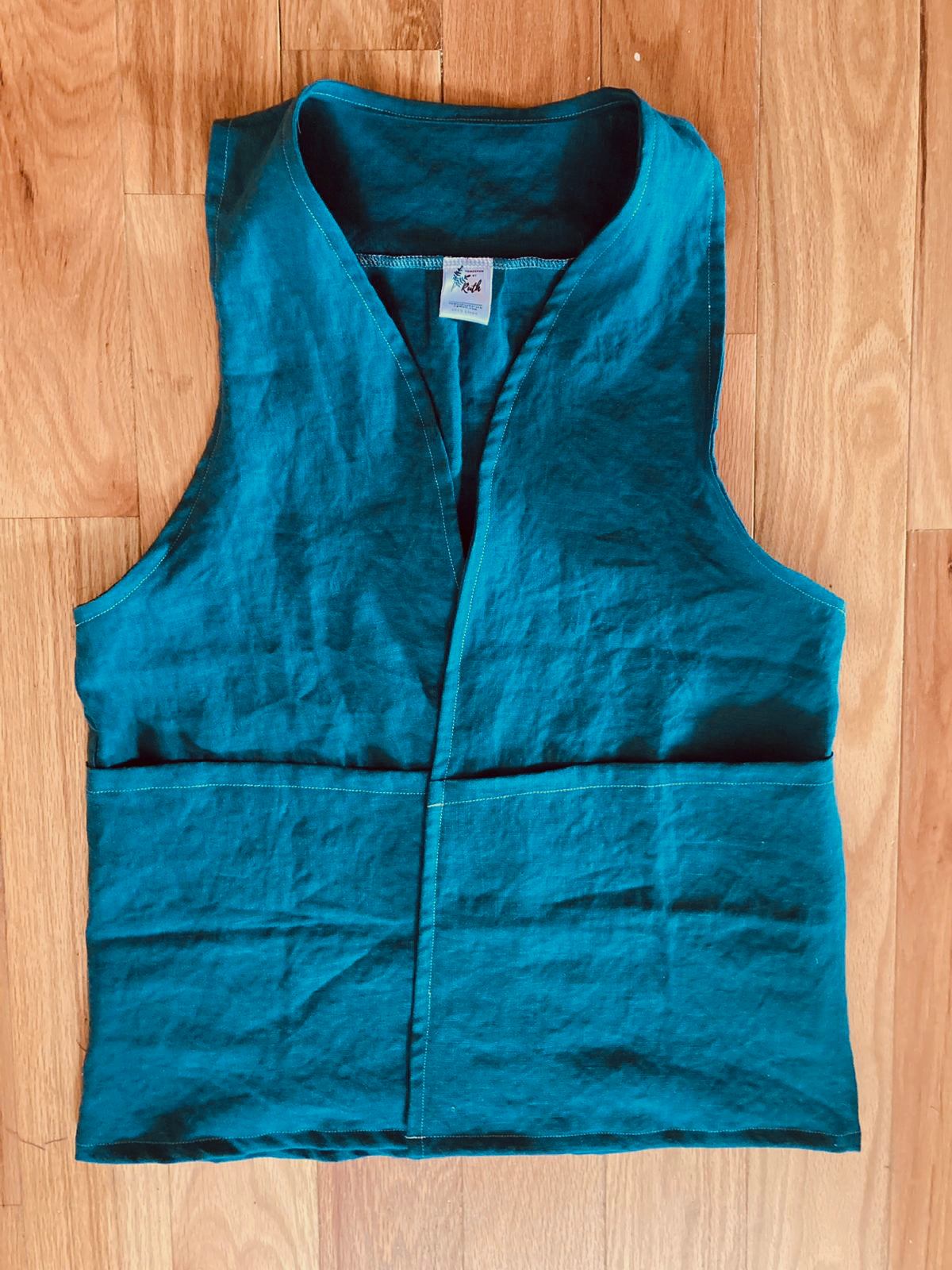 Linen Foraging Vest - Ready to ship!