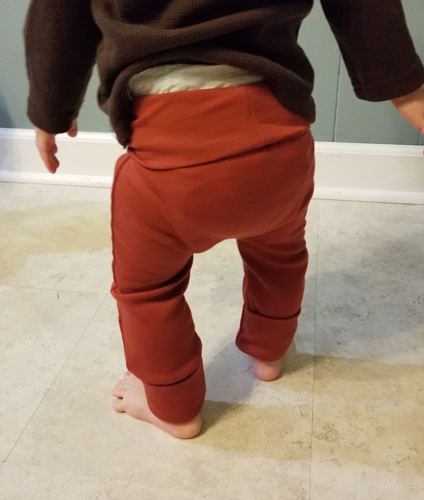 Wool Grow-With-Me Pants