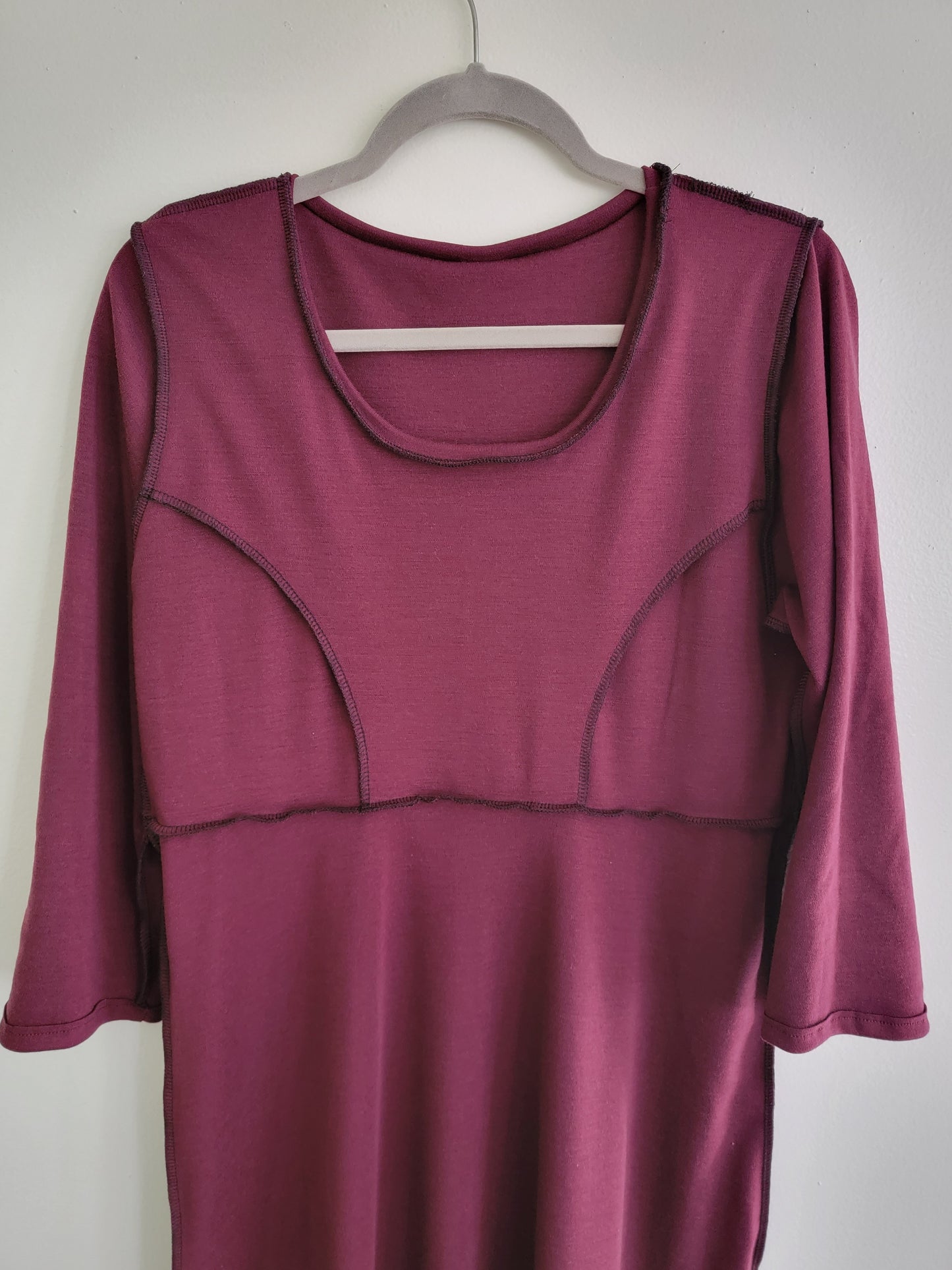 Wool Peplum Top - Nursing & Maternity Friendly!