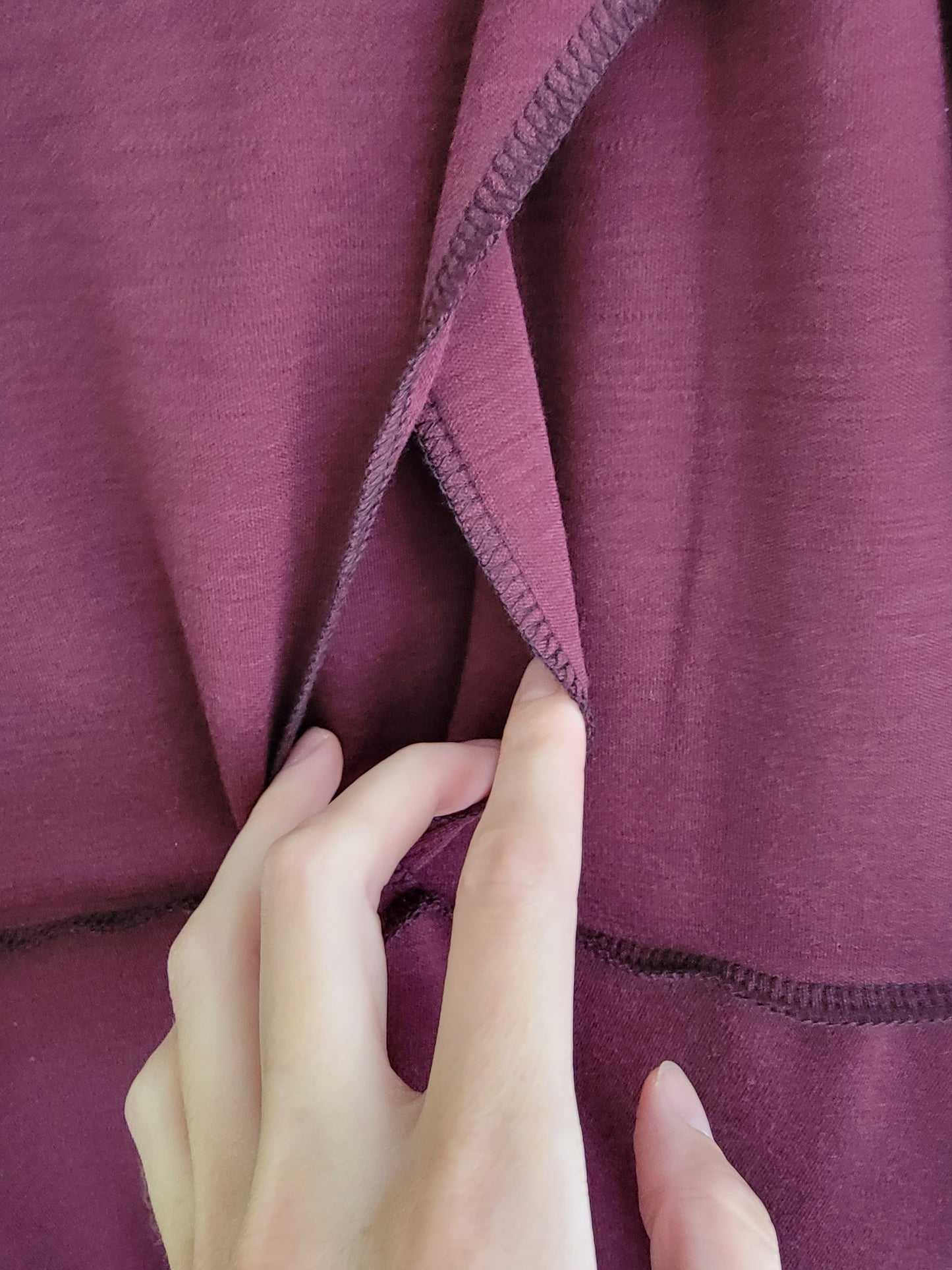 Wool Peplum Top - Nursing & Maternity Friendly!