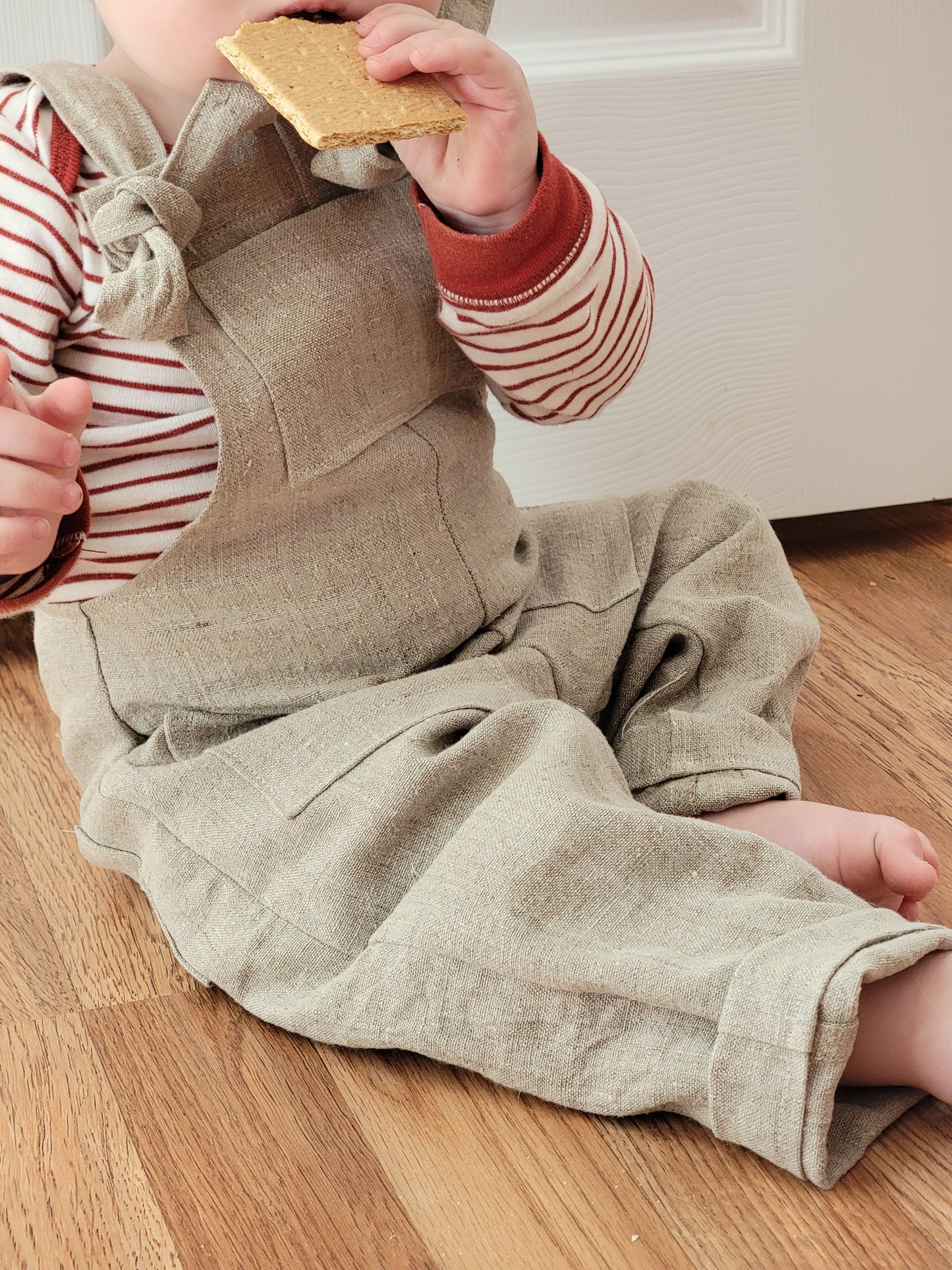 Kids Linen Overalls