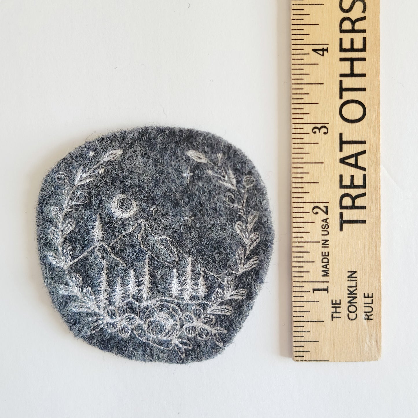 Embroidered Wool Patches