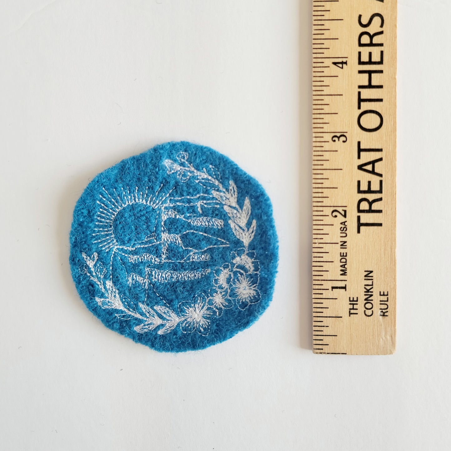 Embroidered Wool Patches