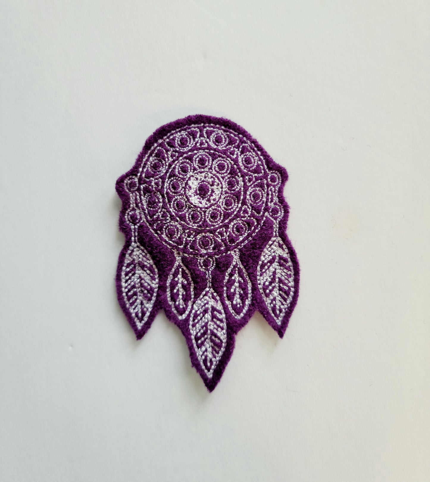 Embroidered Wool Patches - Dreamcatcher