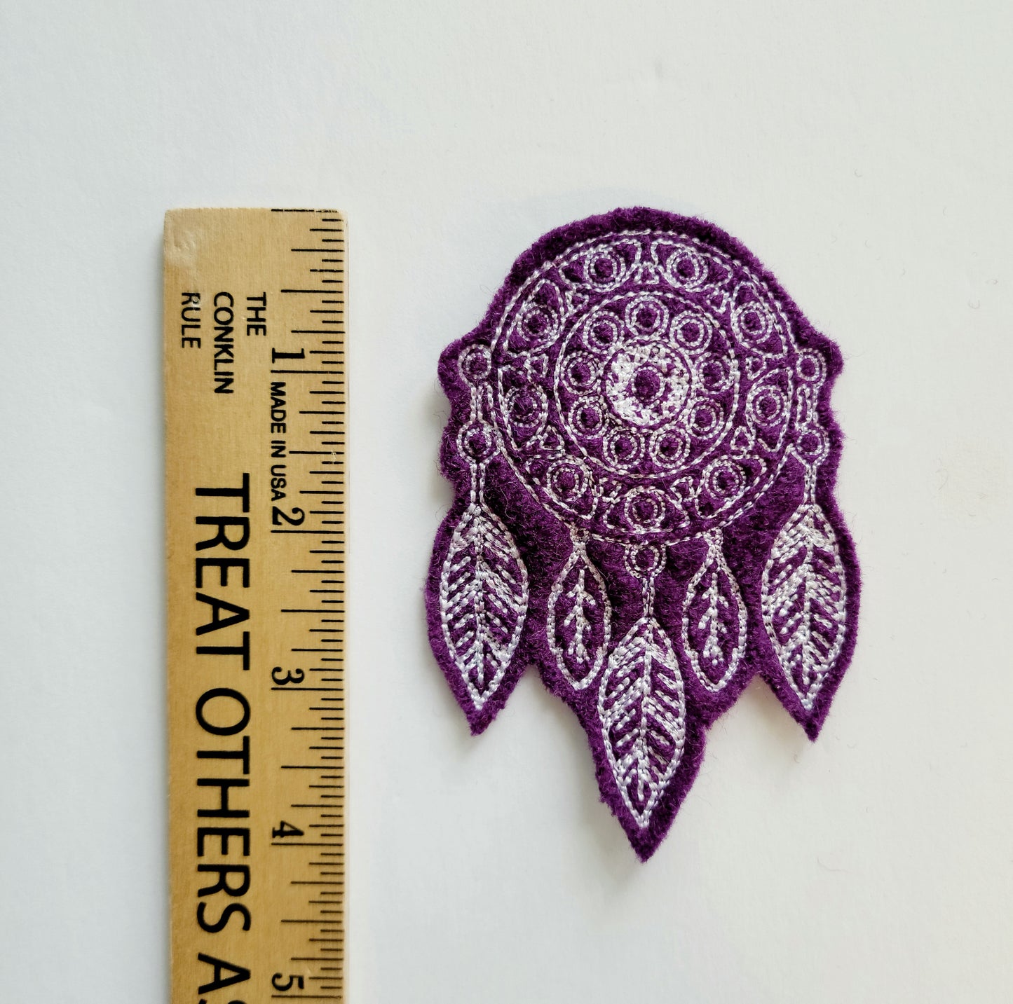 Embroidered Wool Patches - Dreamcatcher
