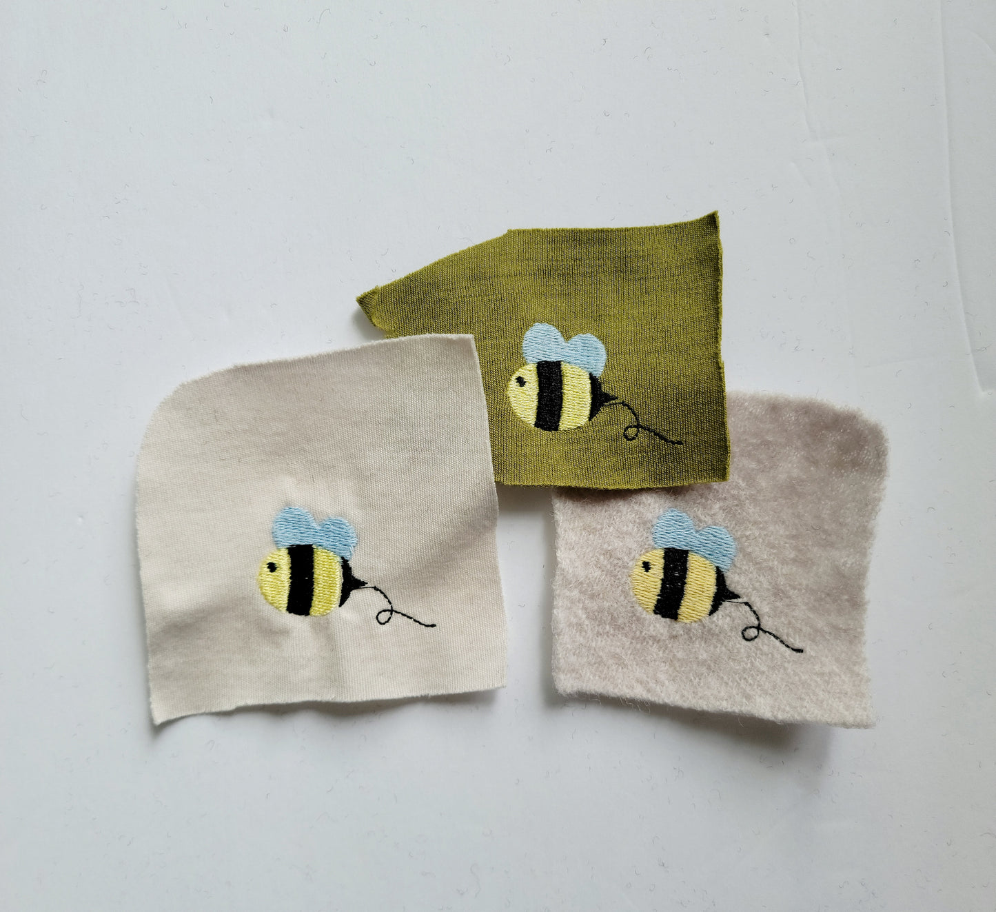 Embroidered Wool Patches- Bee