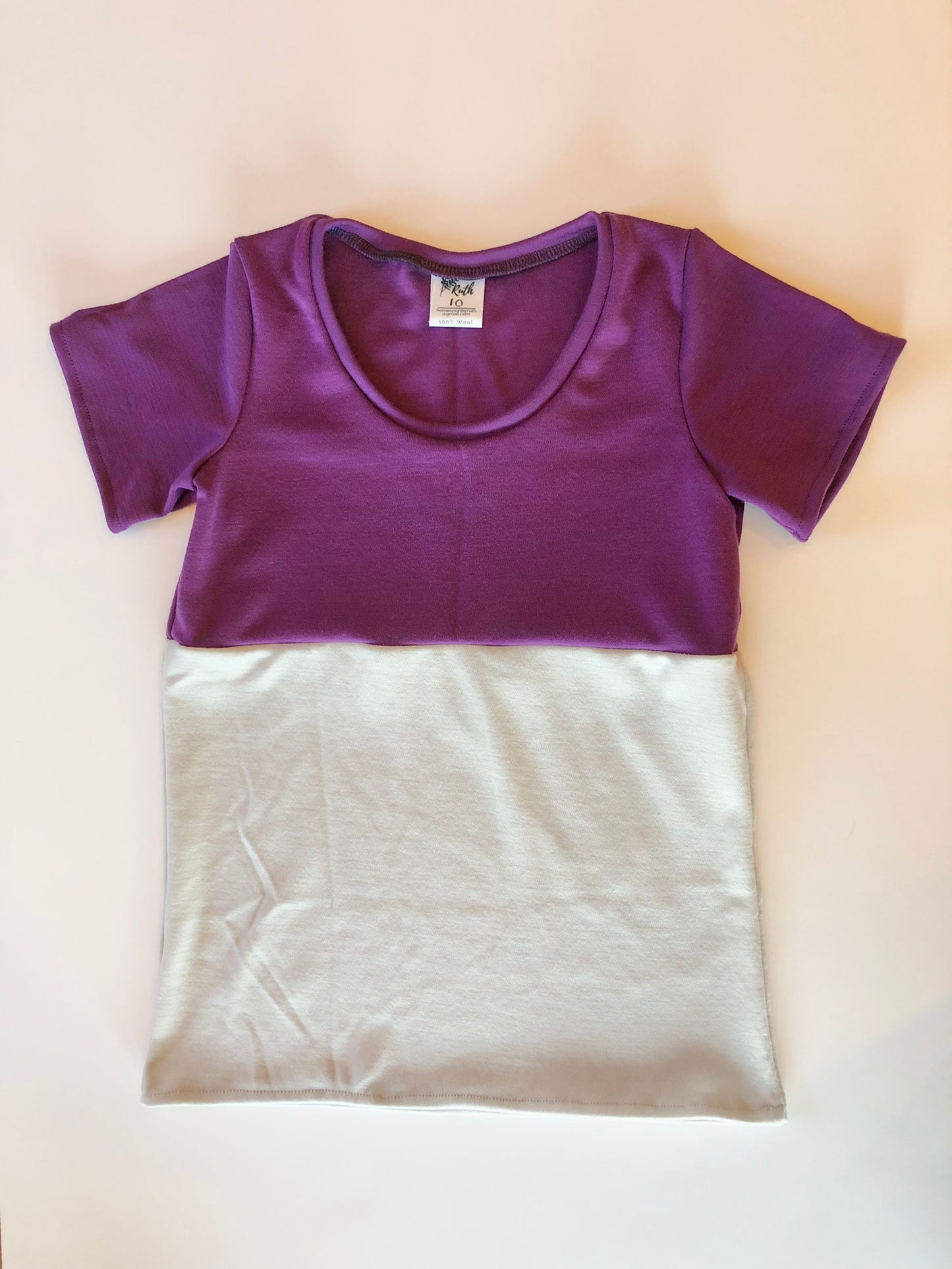 Kid's Size 10 Wool T-shirt - Ready to ship!