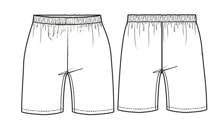 Adults Tapered Linen Shorts
