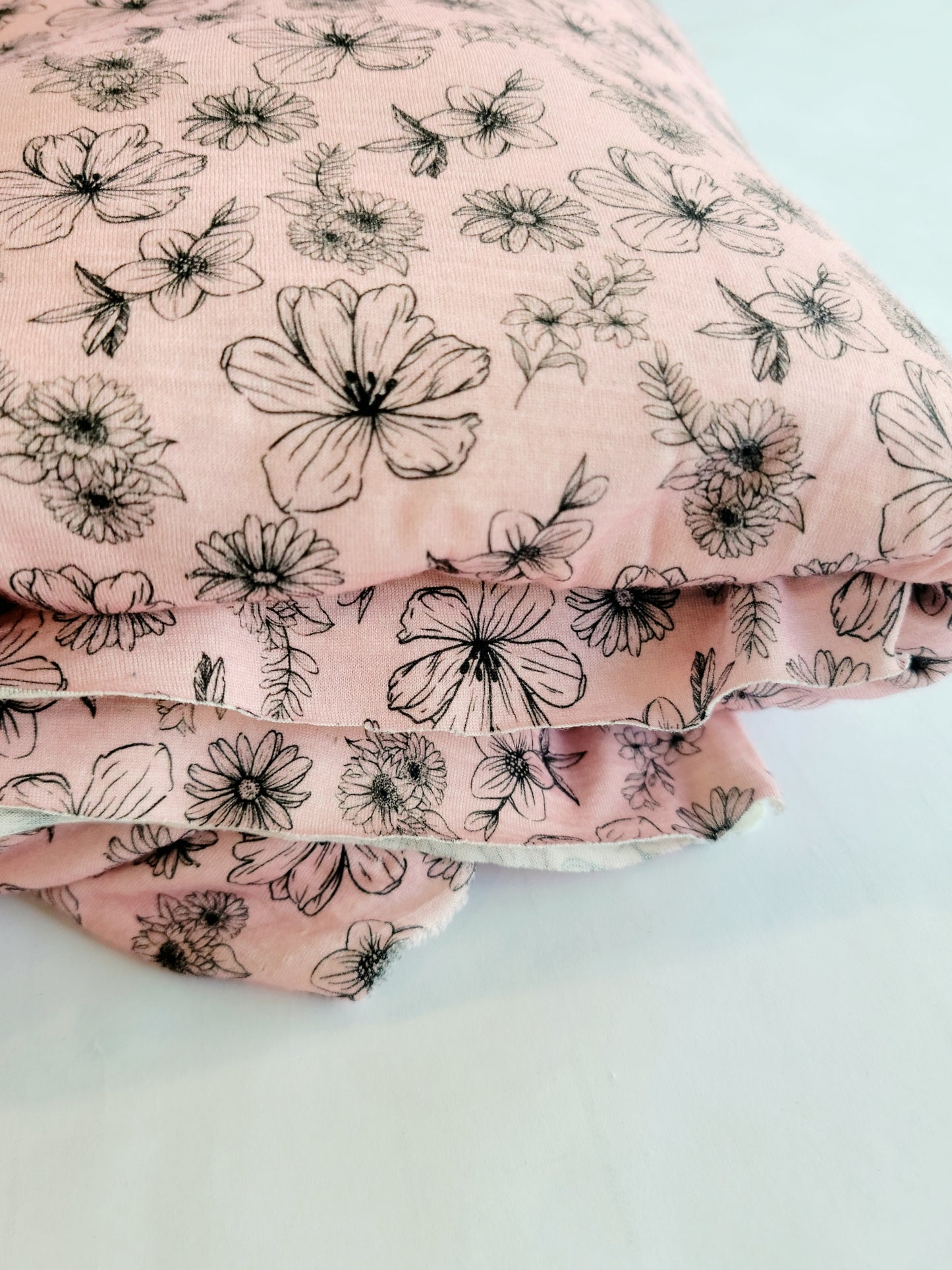 100% Merino Wool Jersey- "Petals"