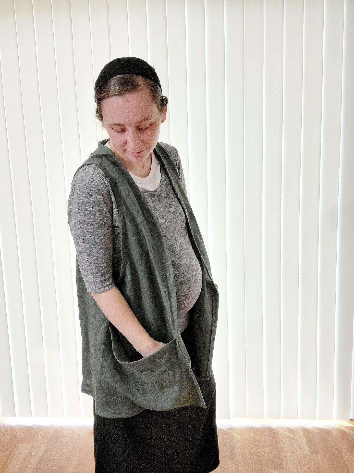 Linen Foraging Vest - Ready to ship!