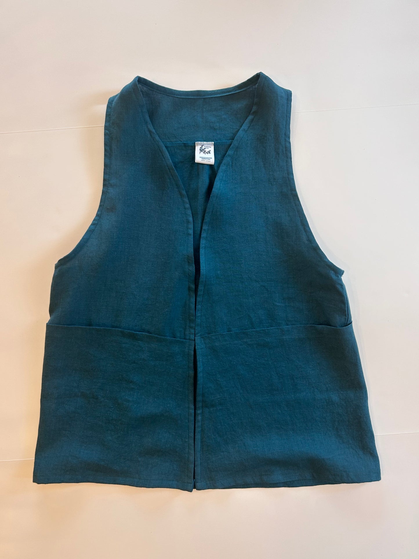 Linen Foraging Vest - Ready to ship!