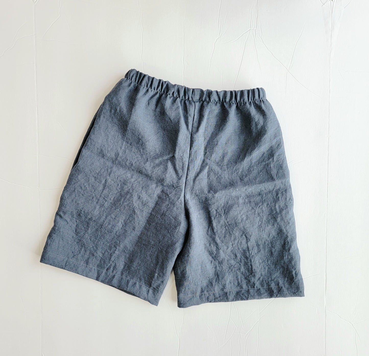 Kids Tapered Linen Shorts
