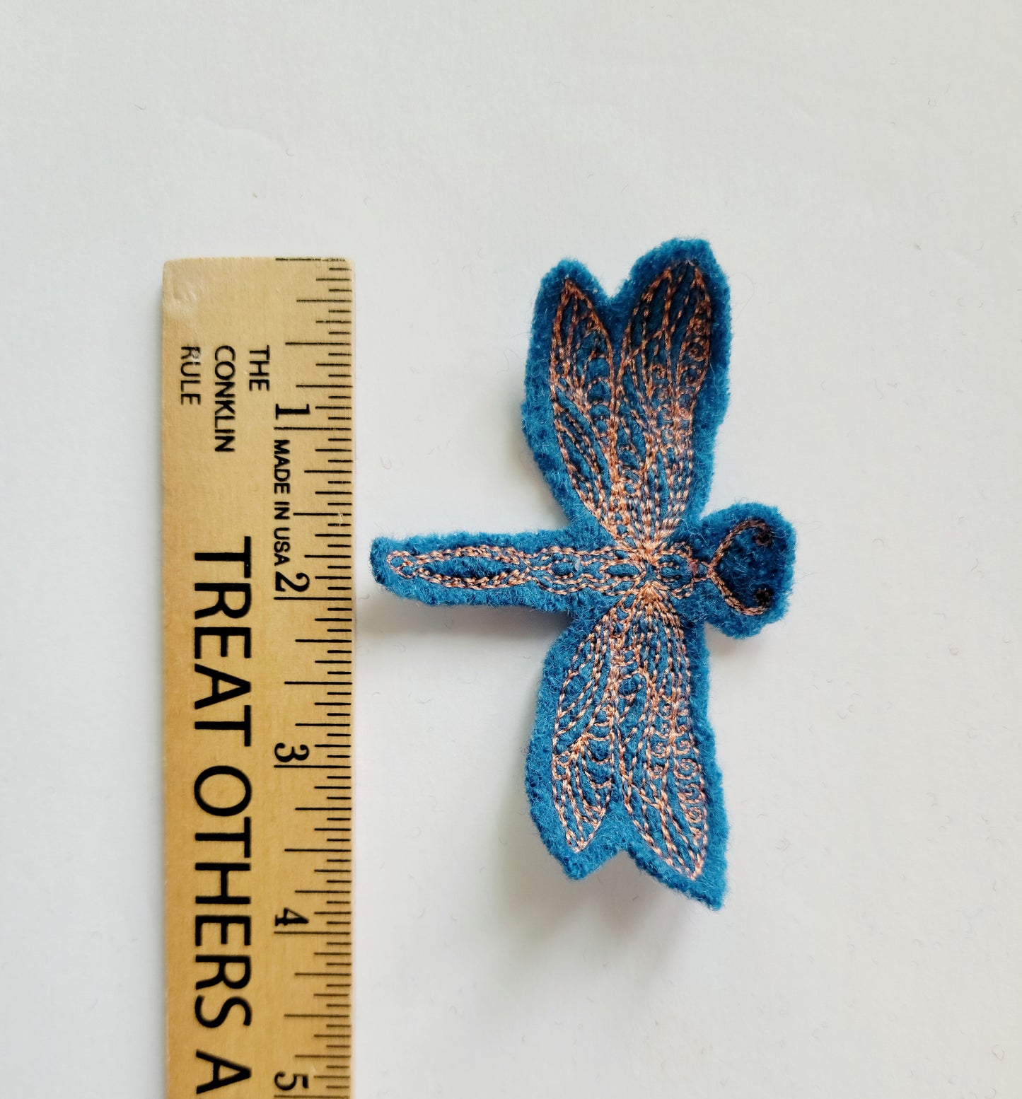 Embroidered Wool Patches- Dragonflies