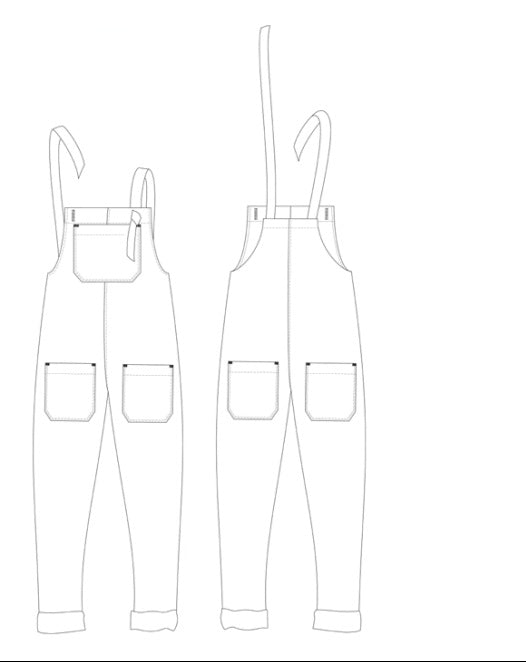 Women's Linen Overalls